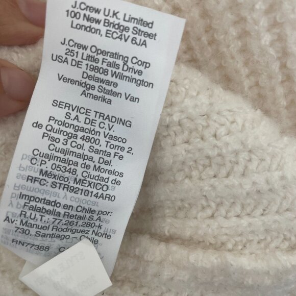 Madewell Mercer Turtleneck Chunky Thick Cozy Sweater in ivory - Picture 4 of 5